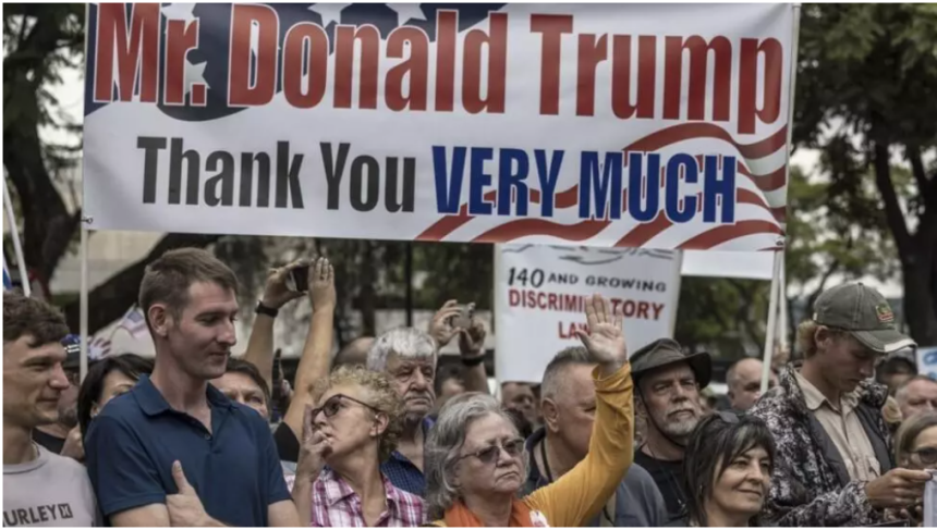 Trump begin resettling White South Africans amid diplomatic backlash