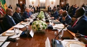 Trump praises Liberian President’s English