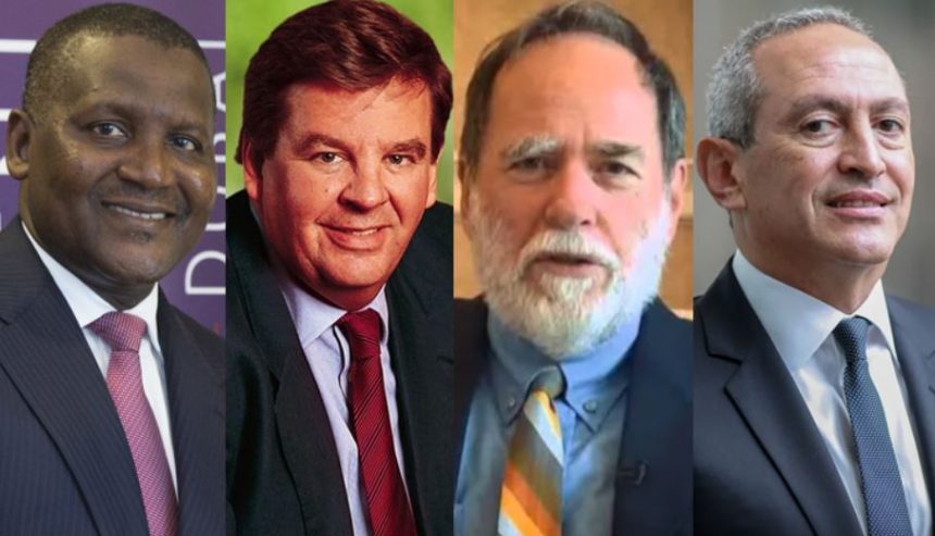 4 Africa Billionaires: Dangote, Ruper, Oppenheimer and Sawiris richer than half the continent