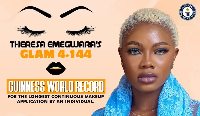 TesGlam embarks on guinness world record makeup marathon