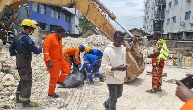 One dead, others trapped in Lagos building collapse