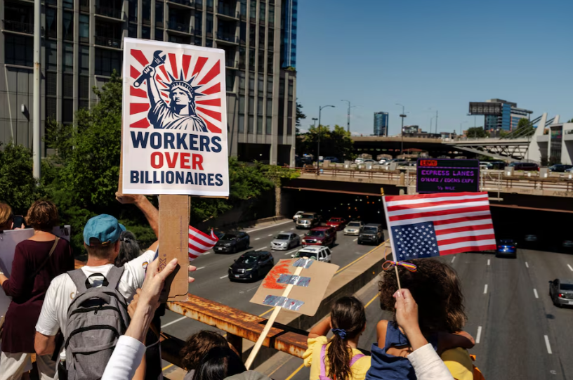Chicago protesters rally against Trump’s threat of federal troop deployment