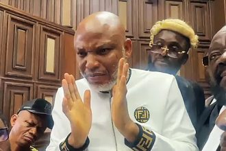 Court delivers judgment in Nnamdi Kanu’s trial amid tension and outburst