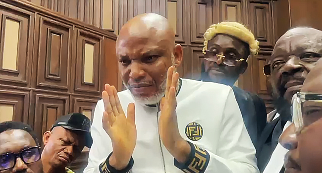 Court returns Nnamdi Kanu’s medical motion to chief judge for reassignment