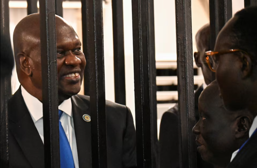 South Sudan begins trial of suspended VP