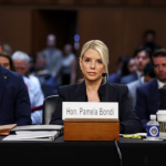 Bondi defends Trump’s justice policies, clashes with Democrats