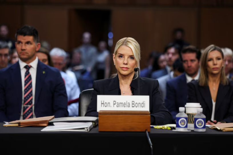 Bondi defends Trump’s justice policies, clashes with Democrats