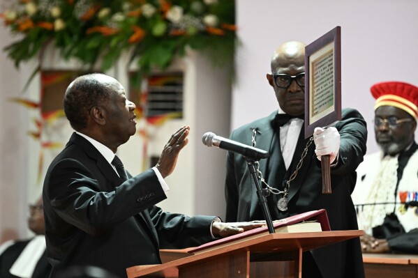 Ivory Coast President Ouattara takes oath for fourth term