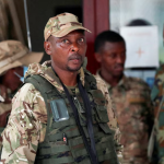M23 rebel group spokesperson Willy Ngoma arrives at their position amid conflict between M23 rebels and the Armed Forces of the Democratic Republic of the Congo (FARDC), in Goma, eastern Democratic Republic of the Congo, January 29, 2025.