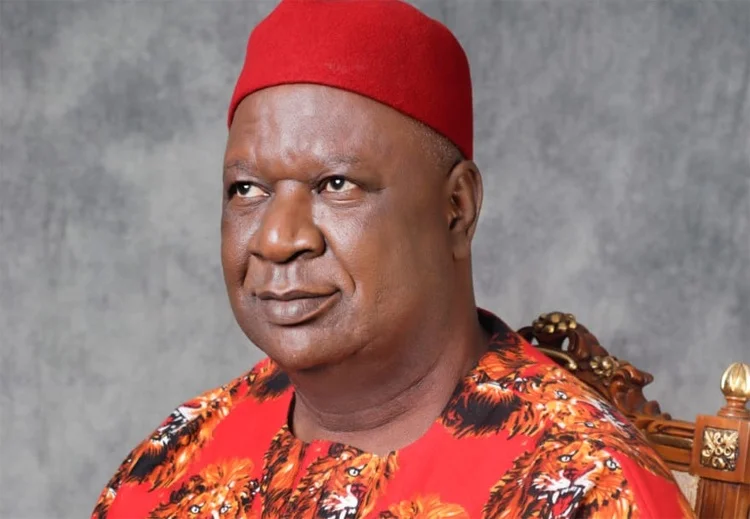 Nigeria's presidential aspirant Anyim consults with Gani Adams, Bode George, Ayo Adebanjo