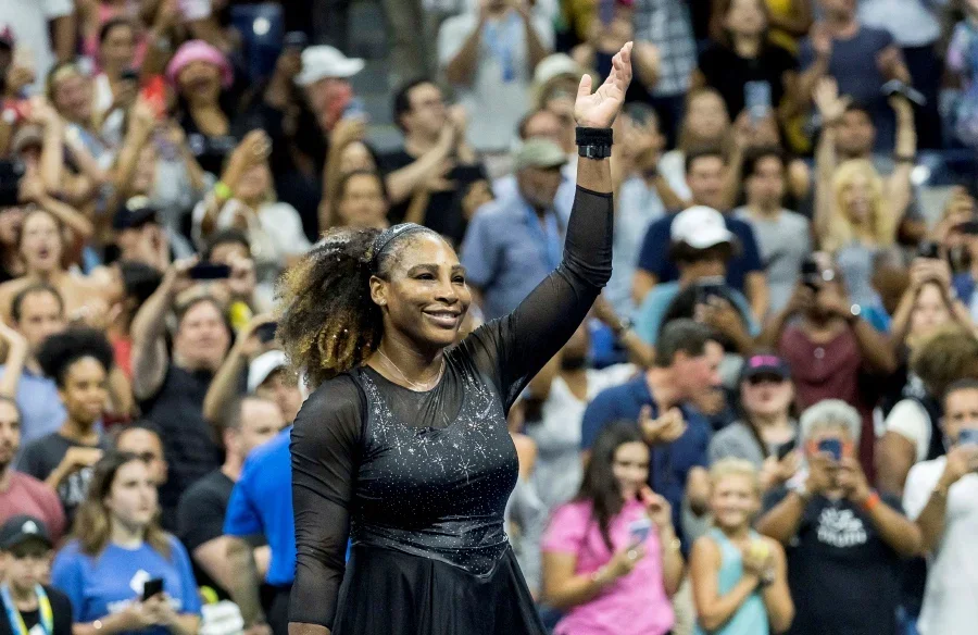 Serena, retiring superstar, wins U.S Open first round on emotional night