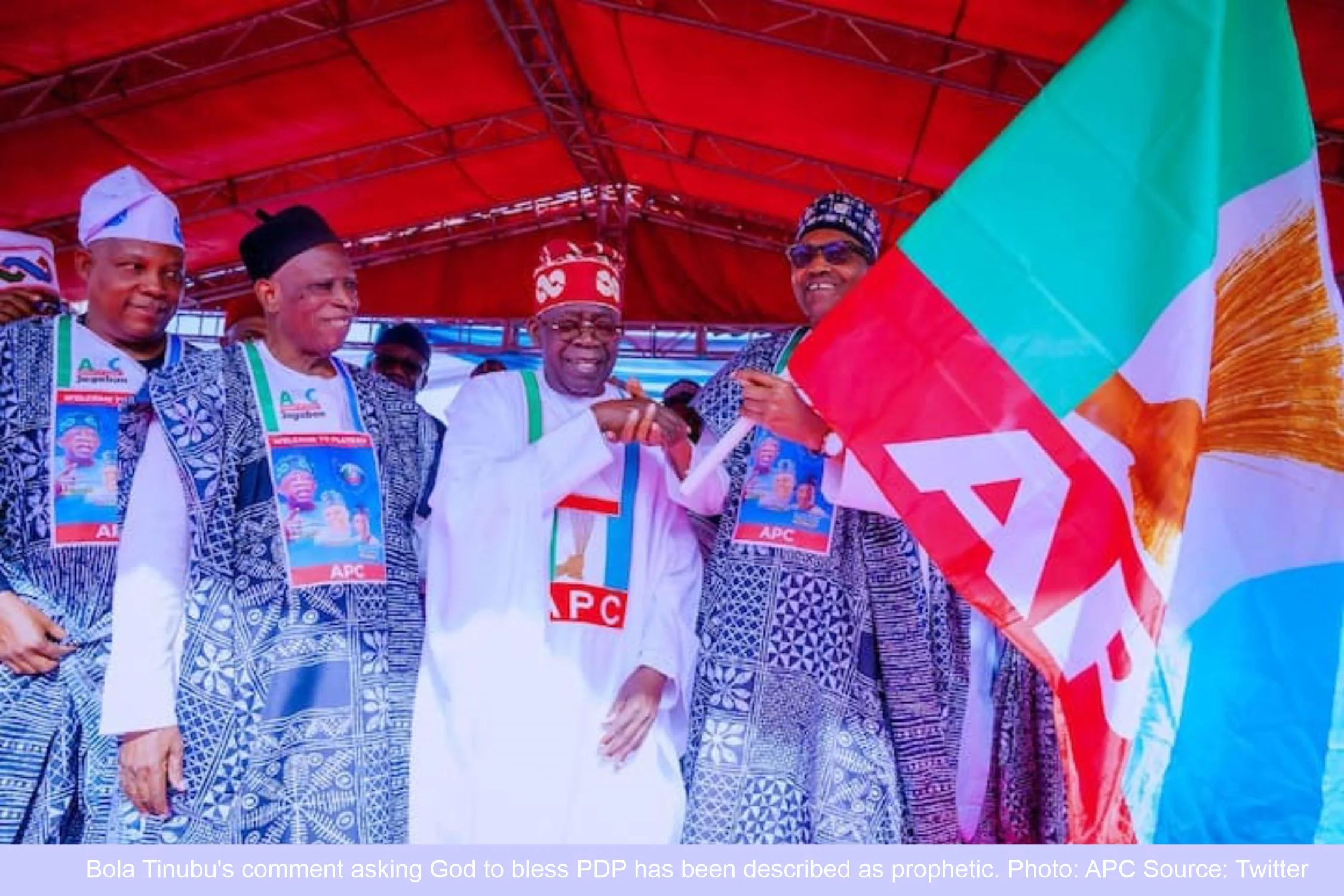 Tinubu campaign in Jos