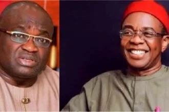 Nigeria’s Abia Governor, Okezie Ikpeazu joins in mourning his picked successor, Prof. Ikonne