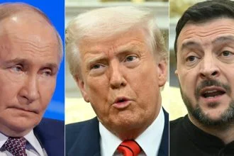 Trump criticizes Putin over deadly drone barrage in Ukraine, calling him "crazy"