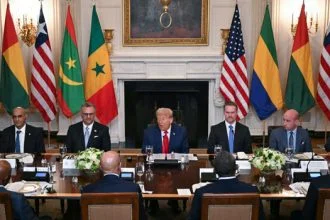 Trump praises Liberian President’s English