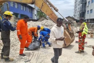 One dead, others trapped in Lagos building collapse